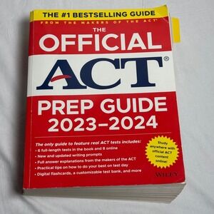 Wiley The Official ACT Prep Guide 2023-2024 Students OS Student Education Exam